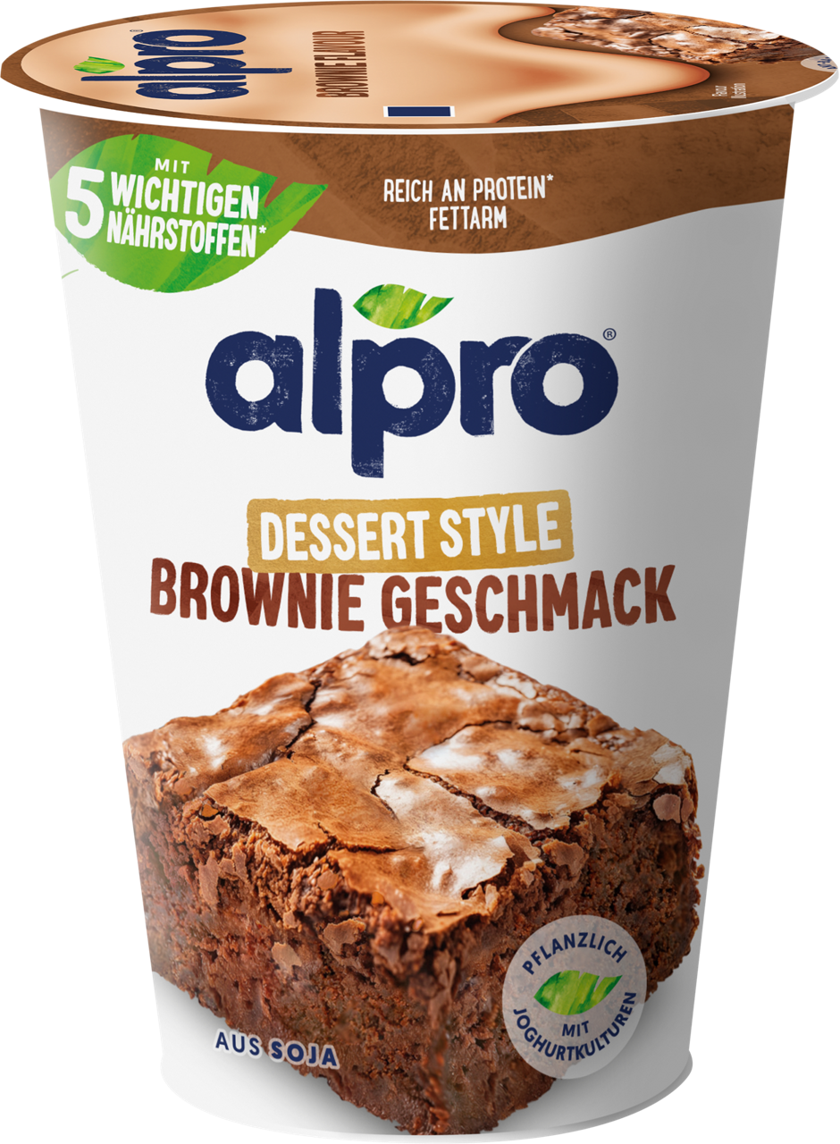 Alpro® Soja-Joghurtalternative, Dessert Style Brownie Geschmack
