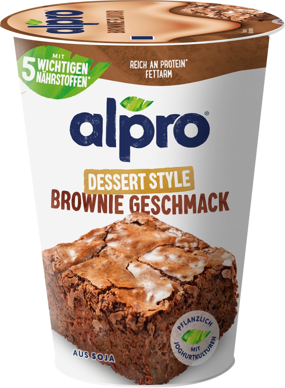 Alpro® Soja-Joghurtalternative, Dessert Style Brownie Geschmack