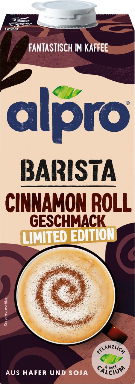 Alpro® Baristadrink Cinnamon Roll Geschmack