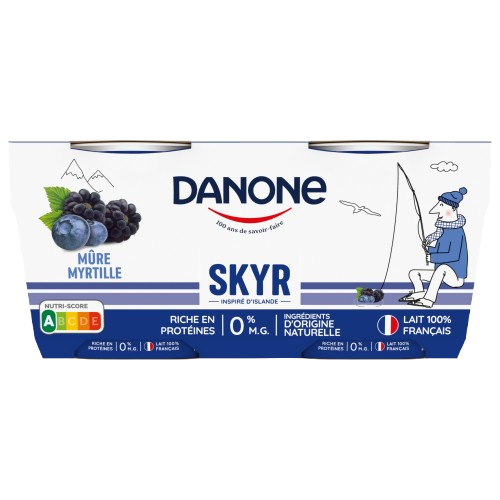 Danone Skyr Mûre Myrtille - 2x140g