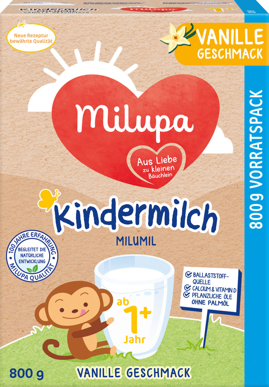Milumil 1+ mit Vanilliegeschmack