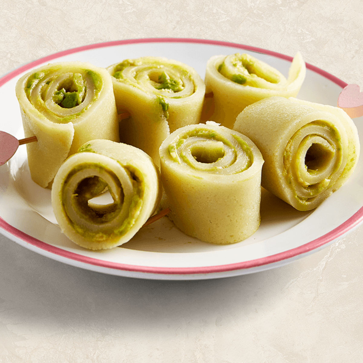 Avocado Pancake Roller Coaster
