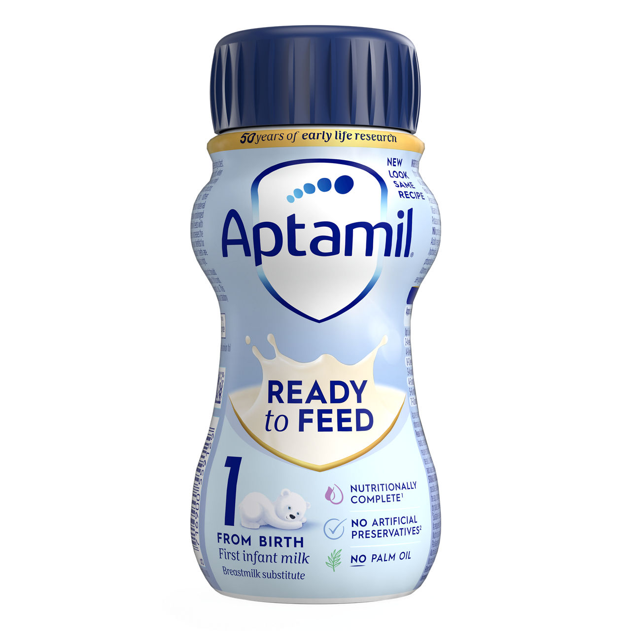 Aptamil® 1 Početno mleko za odojčad spremno za hranjenje od rođenja 200 ml - prednja strana pakovanja