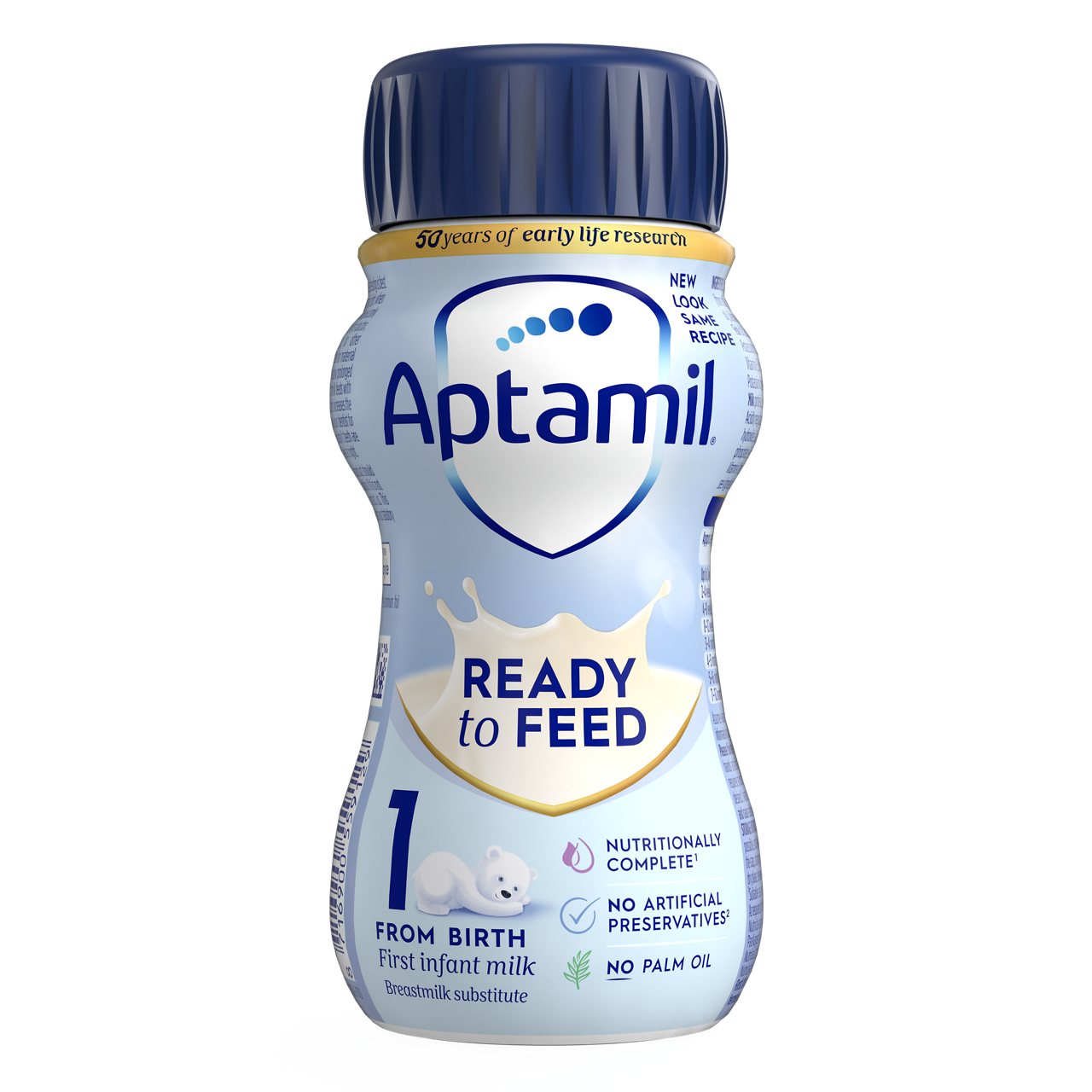 Aptamil® 1 Početno mleko za odojčad spremno za hranjenje od rođenja 200 ml - prednja strana pakovanja
