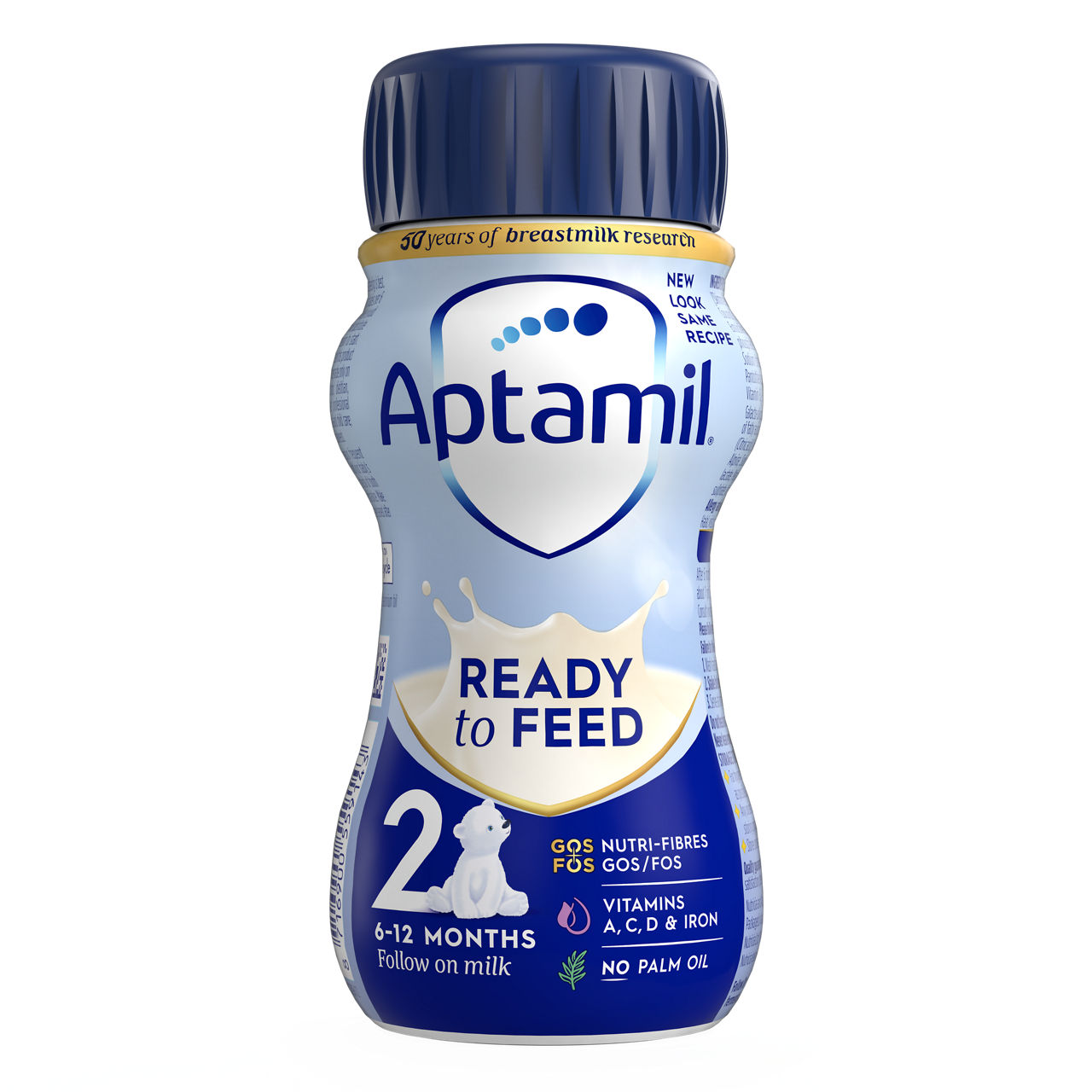 Aptamil® 2 Prelazno mleko za odojčad spremno za upotrebu od 6-12 meseci 200 ml - prednja strana pakovanja