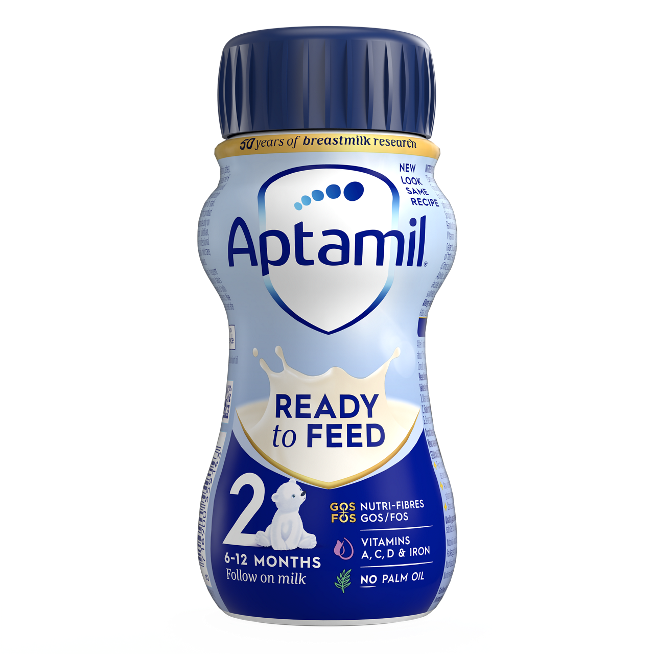 Aptamil® 2 Prelazno mleko za odojčad spremno za upotrebu od 6-12 meseci 200 ml - prednja strana pakovanja