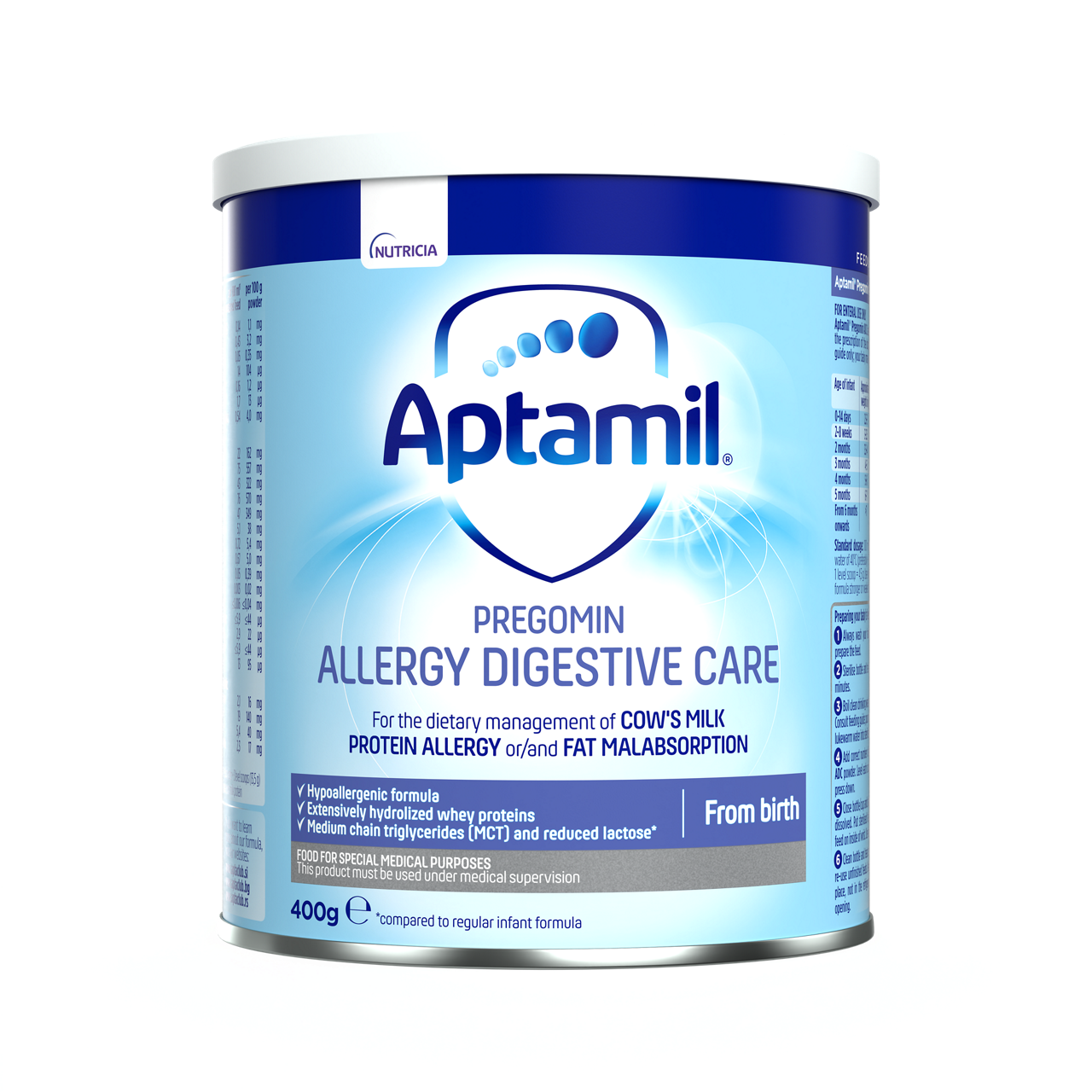 Aptamil® Allergy Digestive Care 400 g - prednja strana pakovanja
