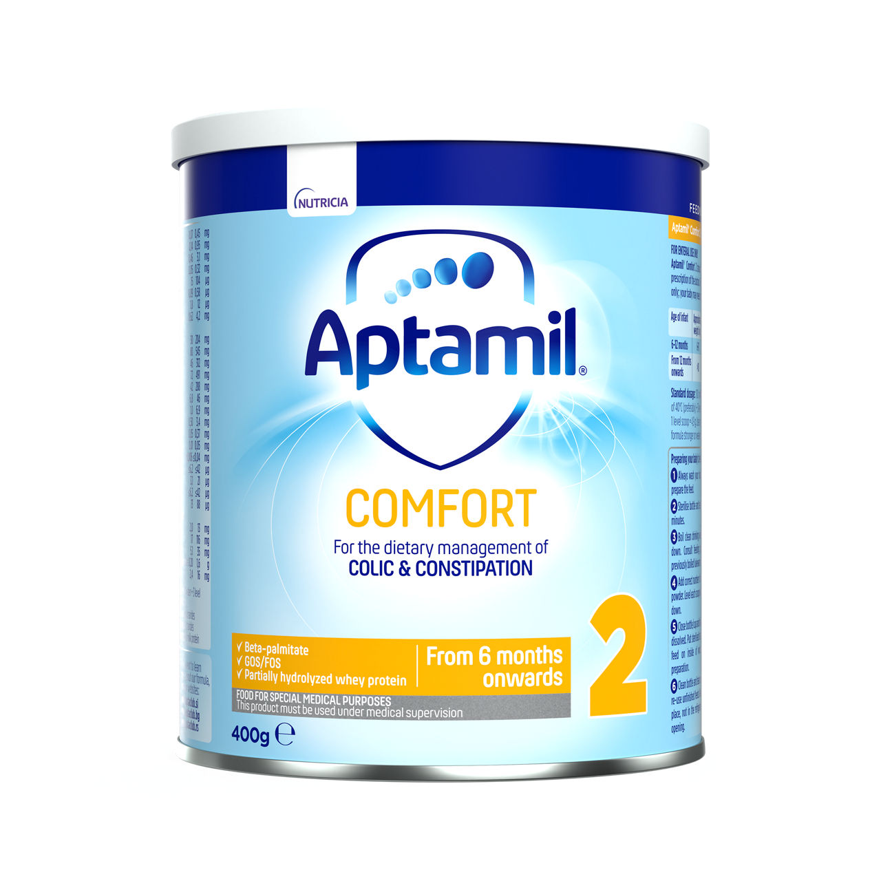 Aptamil® Comfort 2 400 g - prednja strana pakovanja