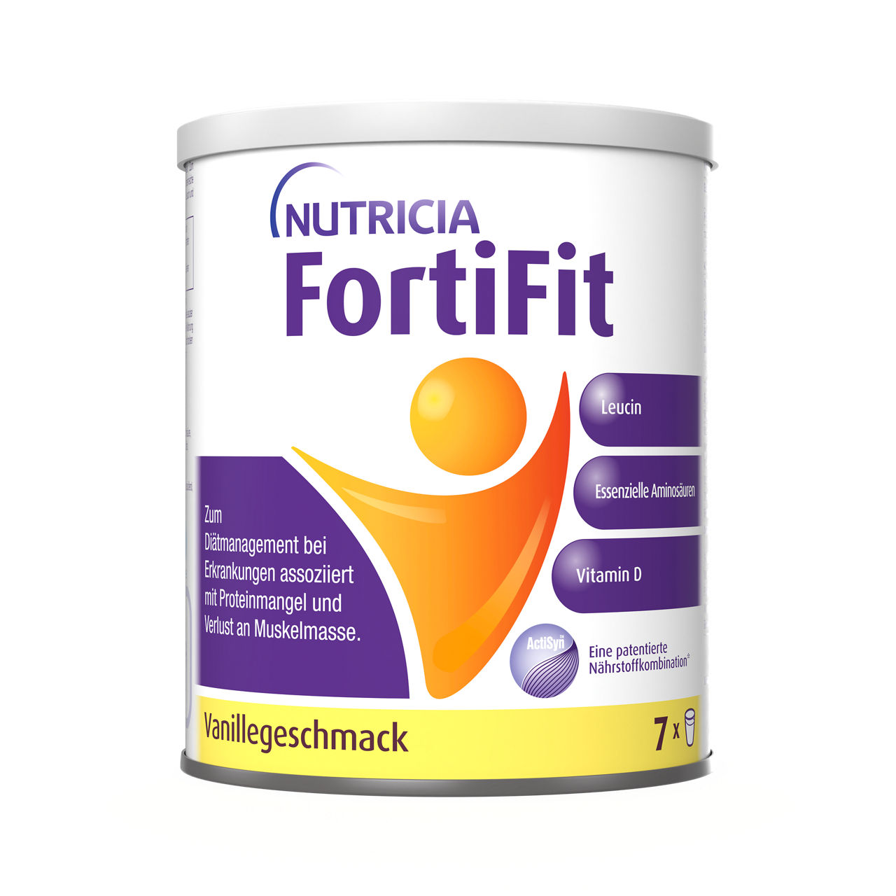 Fortifit 280 g, ukus vanile - prednja strana pakovanja