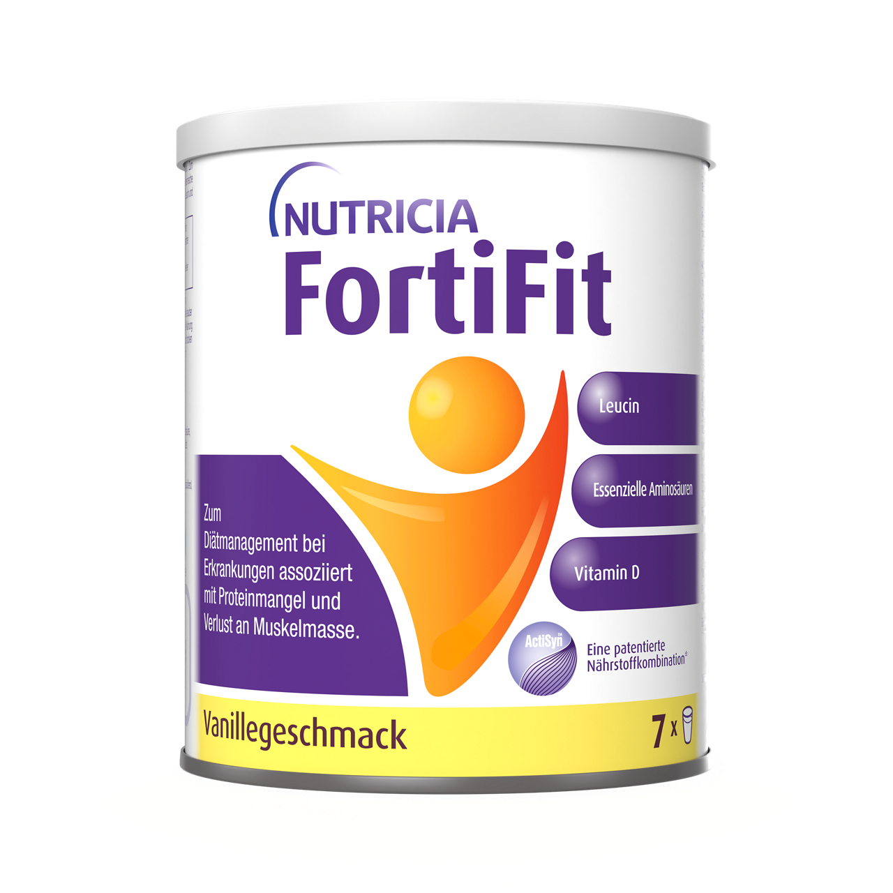 Fortifit 280 g, ukus vanile - prednja strana pakovanja