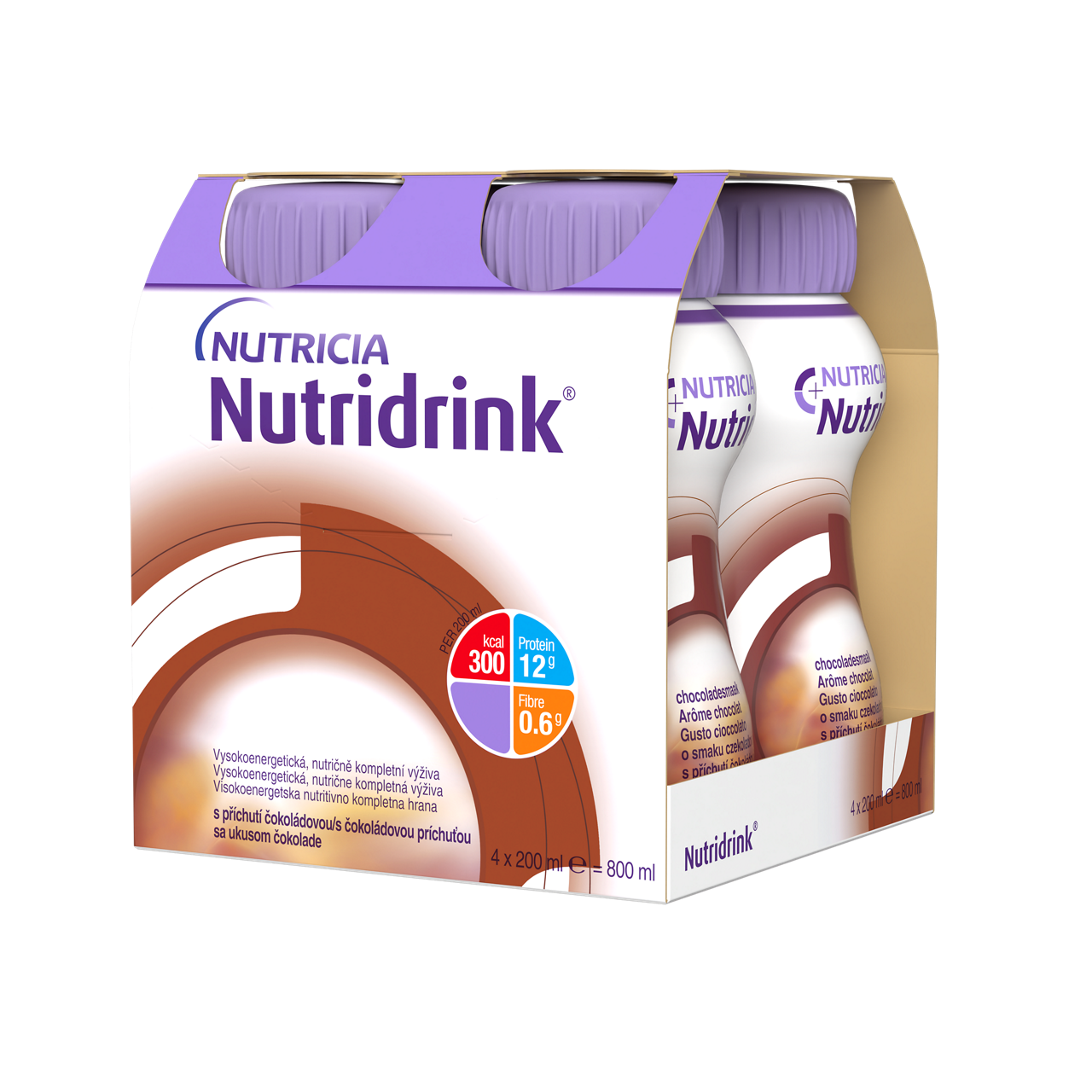 Nutridrink sa ukusom čokolade 4x200 ml - pakovanje od 4