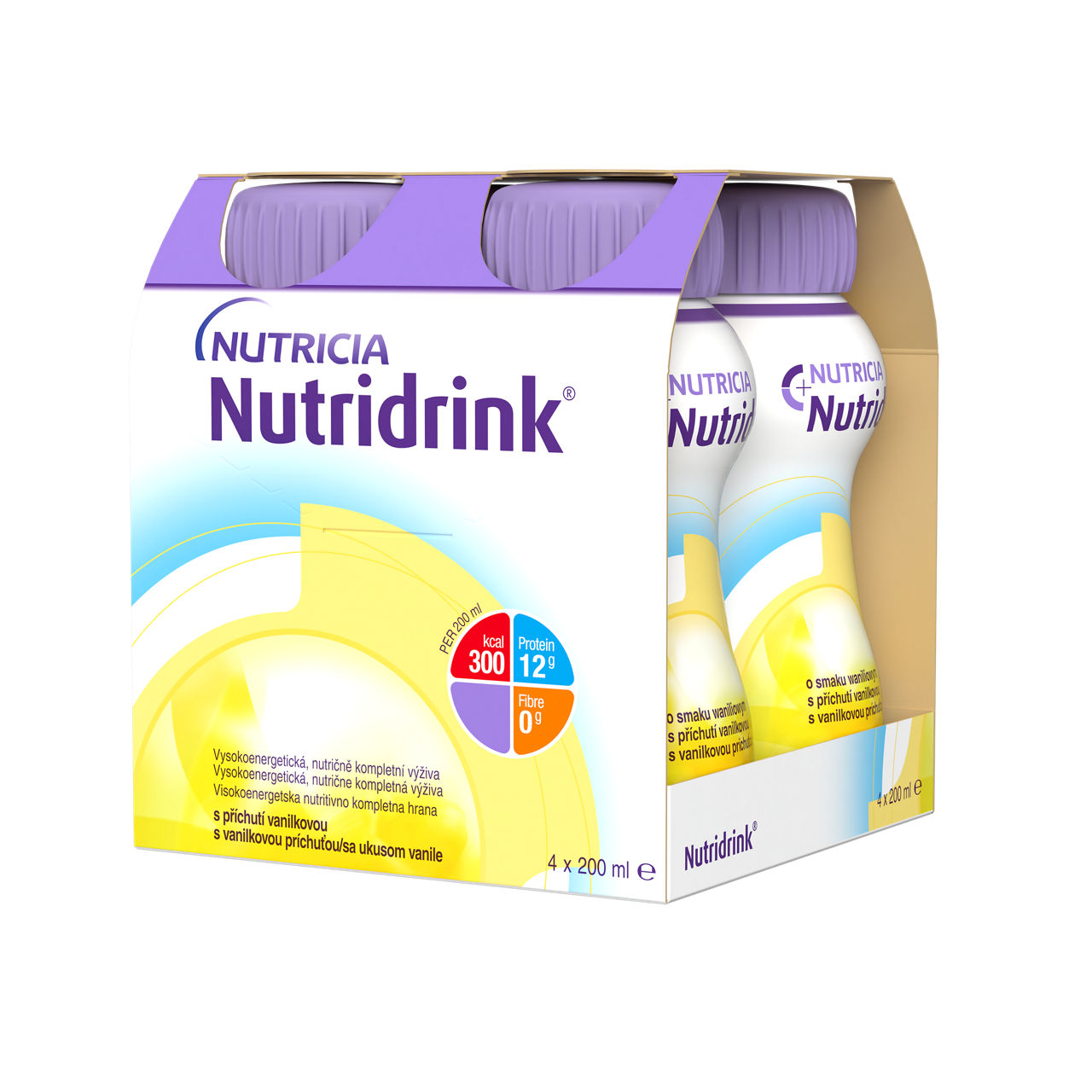 Nutridrink sa ukusom vanile 4 x 200 ml - pakovanje od 4