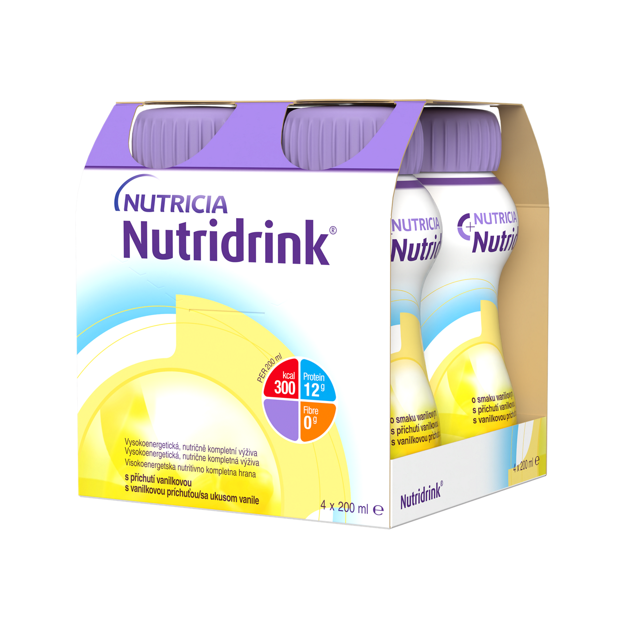 Nutridrink sa ukusom vanile 4 x 200 ml - pakovanje od 4