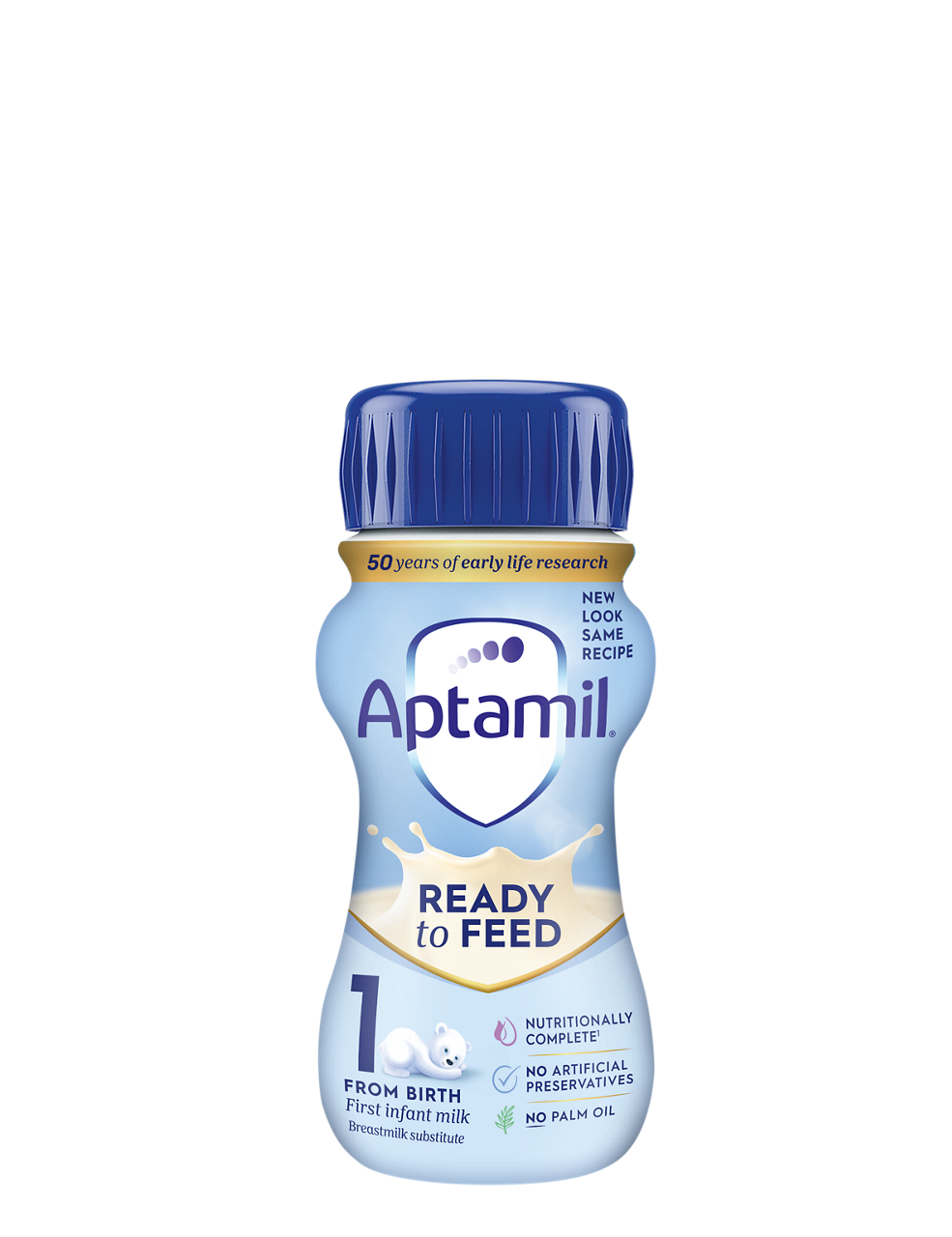 Aptamil First Infant milk 200ml ready to feed bottle
