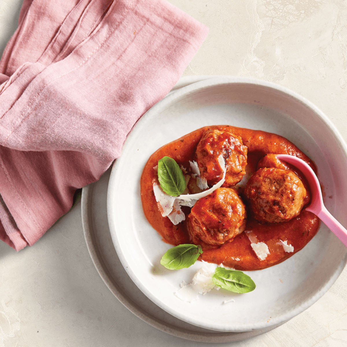 Tiny Tummy Tomato Meatballs