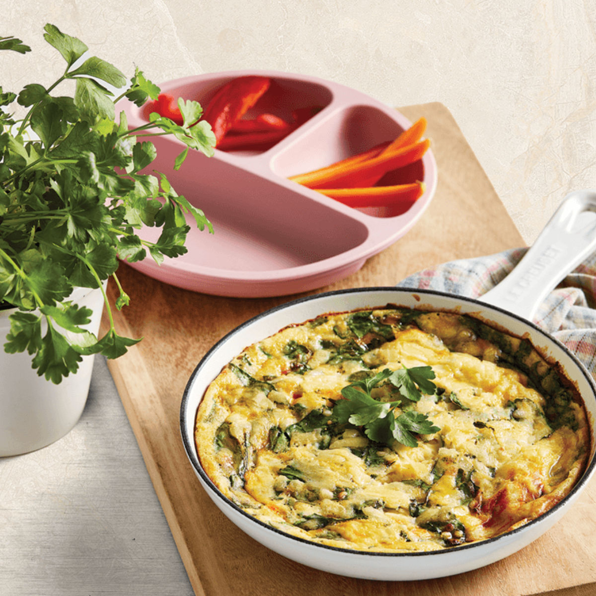Spinach Swirl Frittata