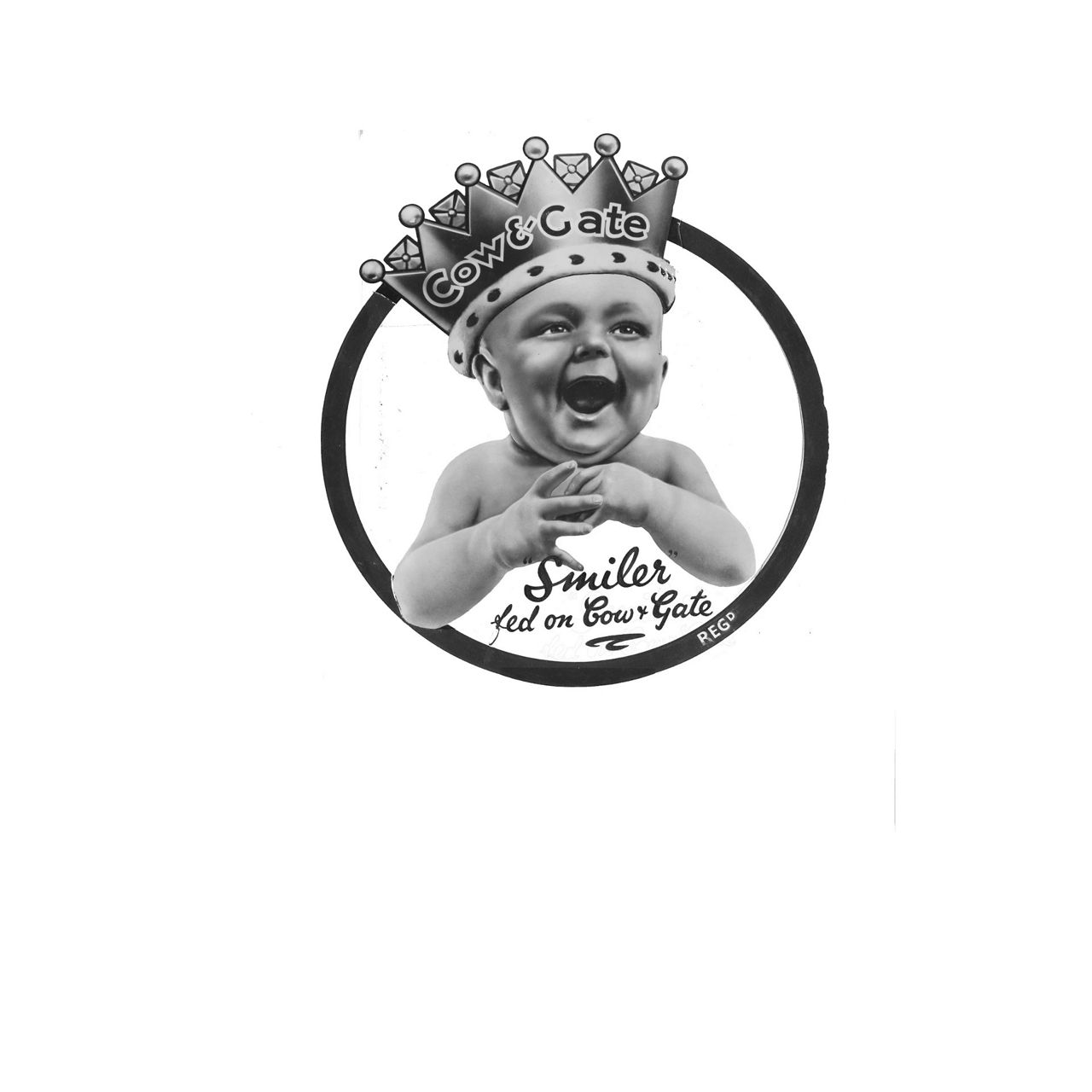 Baby smiling with Crown