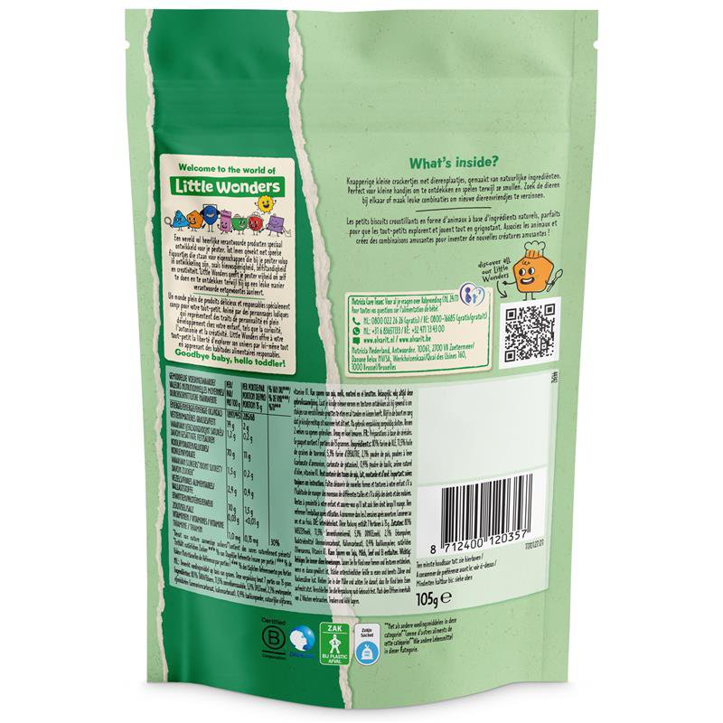 OLV PEA & BASIL PUZZLE CRACKERS 6x105G - BOP - 205978 - 8712400120357