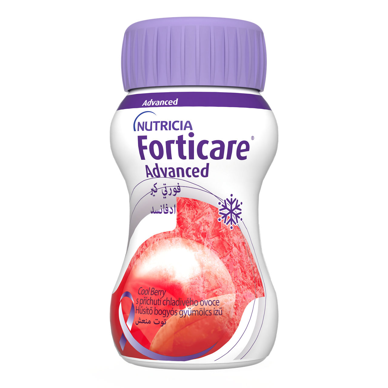 Forticare® Advanced Cool Berry 4x125 ml - strana pakovanja