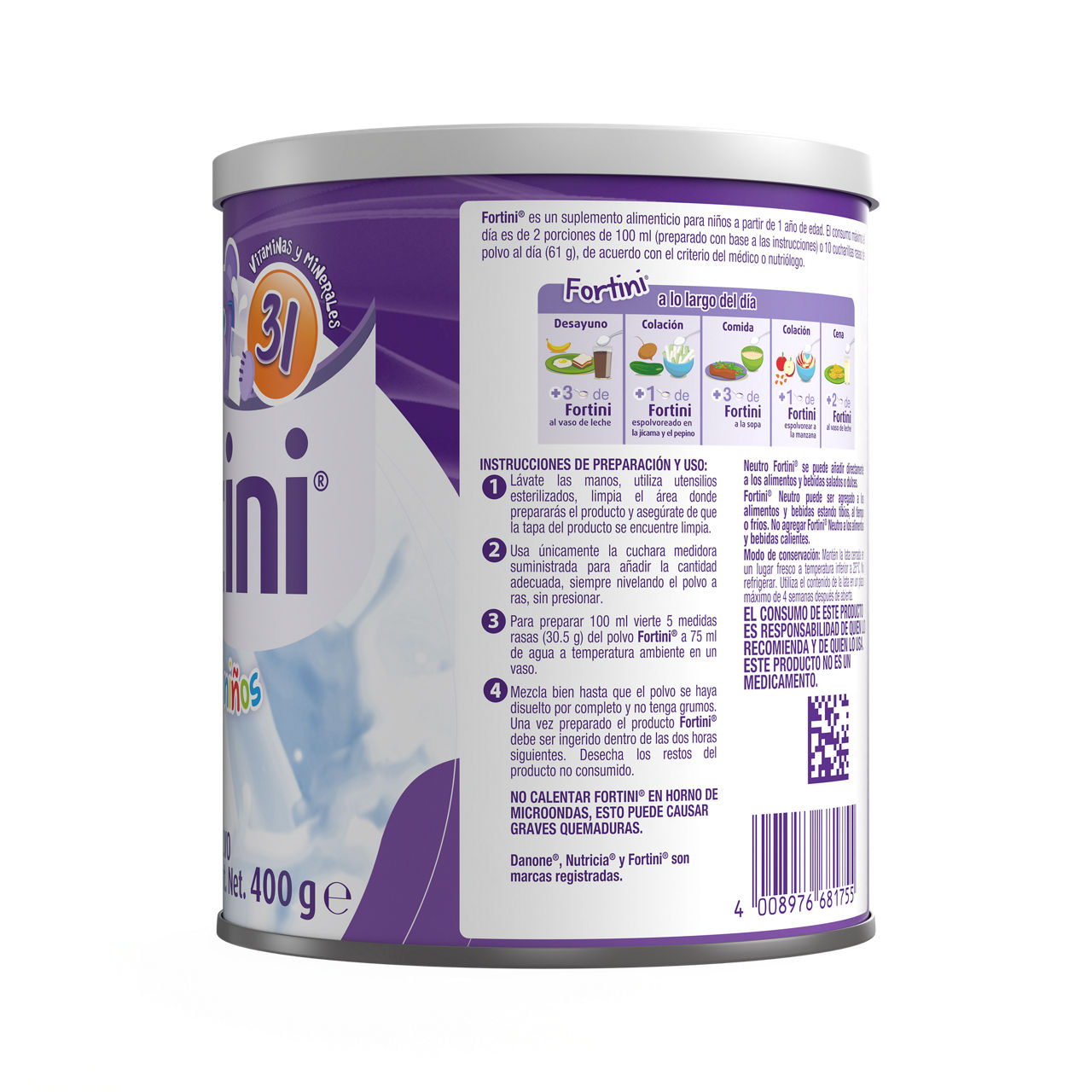 Fortini 400 g - costado izquierdo