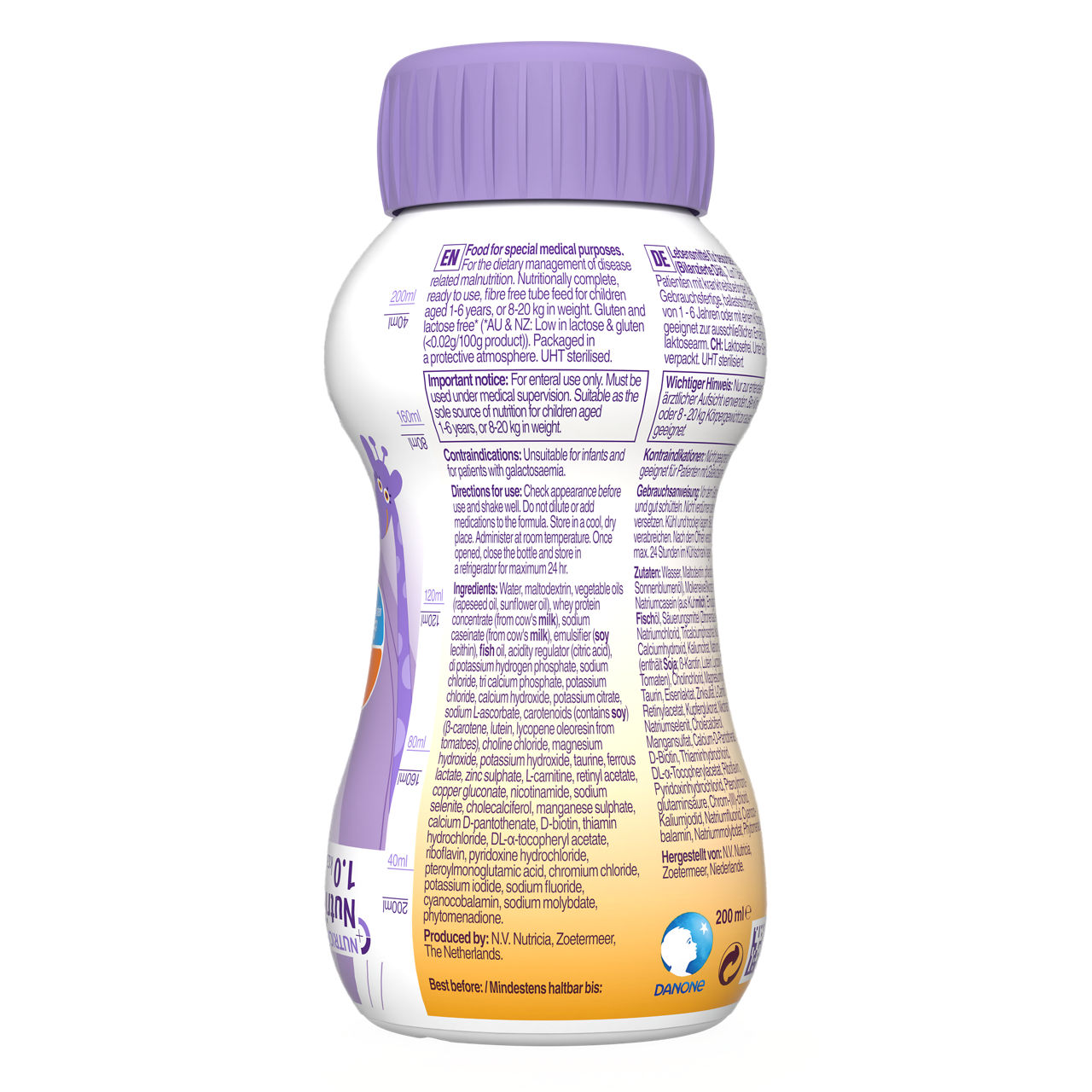 Nutrini 200 ml - leva strana pakovanja
