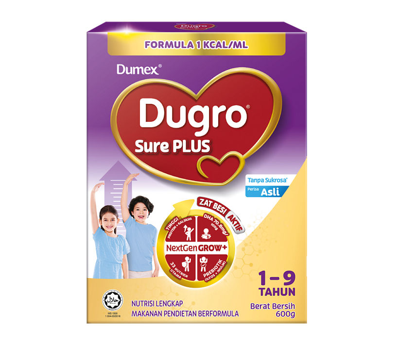 *Berbanding dengan Dugro® Langkah 3..