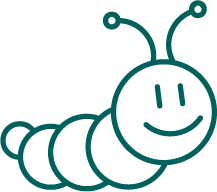 Illustration Raupe