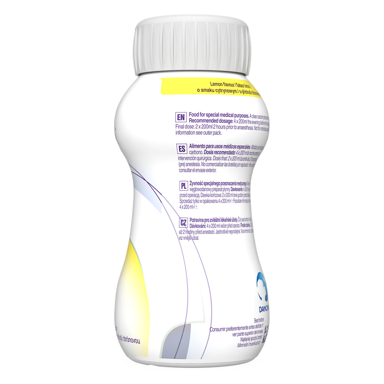 PreOp 4x200 ml (800 ml) - leva strana pakovanja