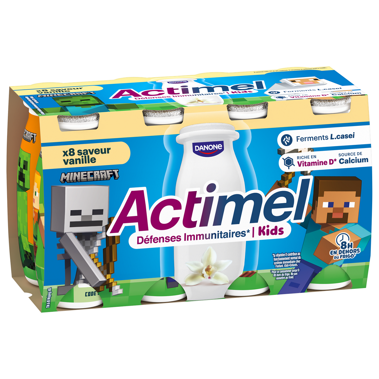 actimel kids Mario saveur vanille
