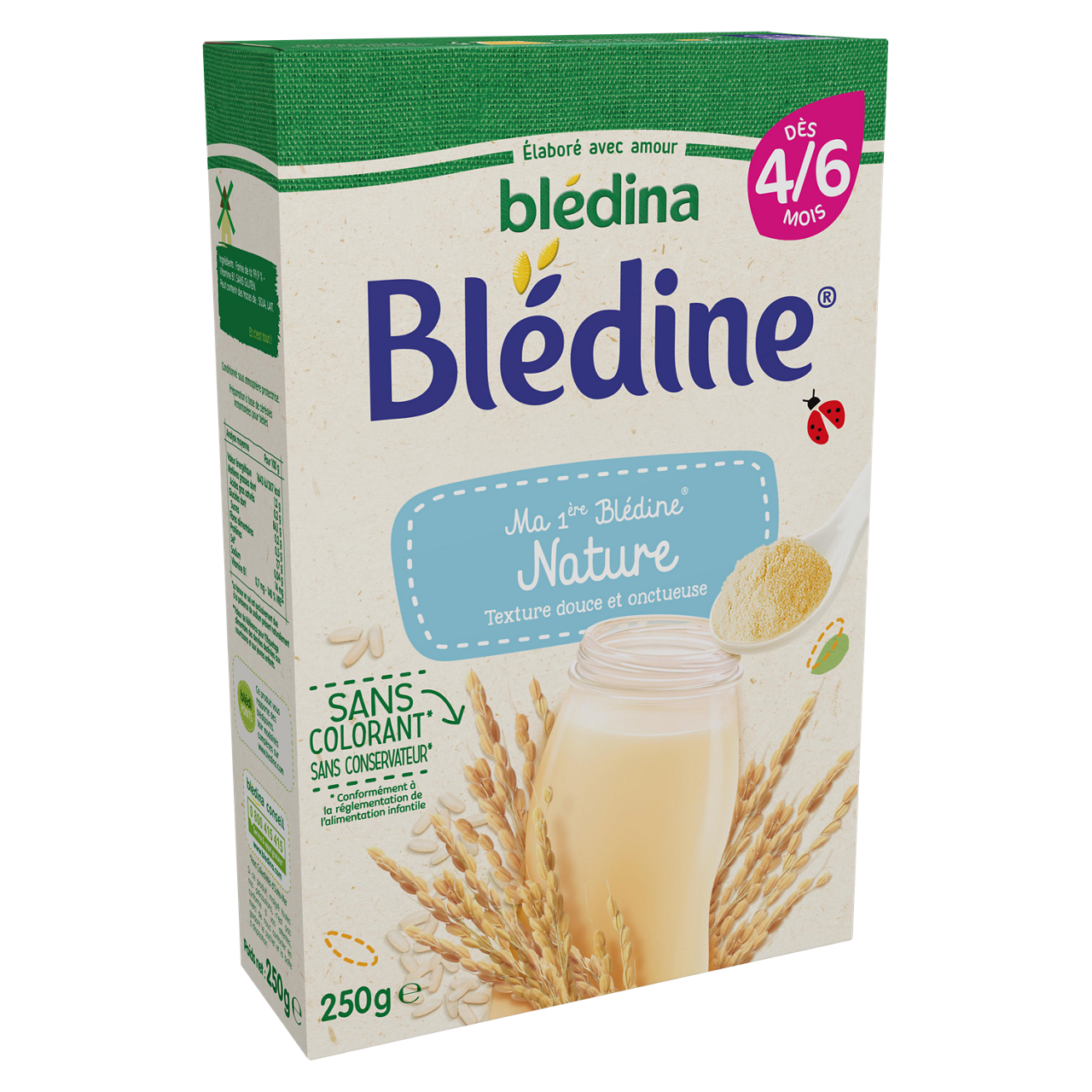 Blédina - Blédine - Natural - 400 g - 4m+