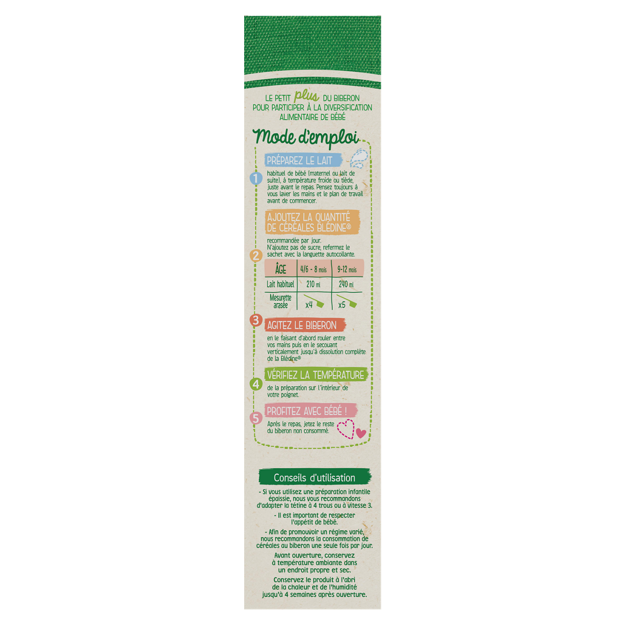 Blédina - Blédine - Natural - 400 g - 4m+