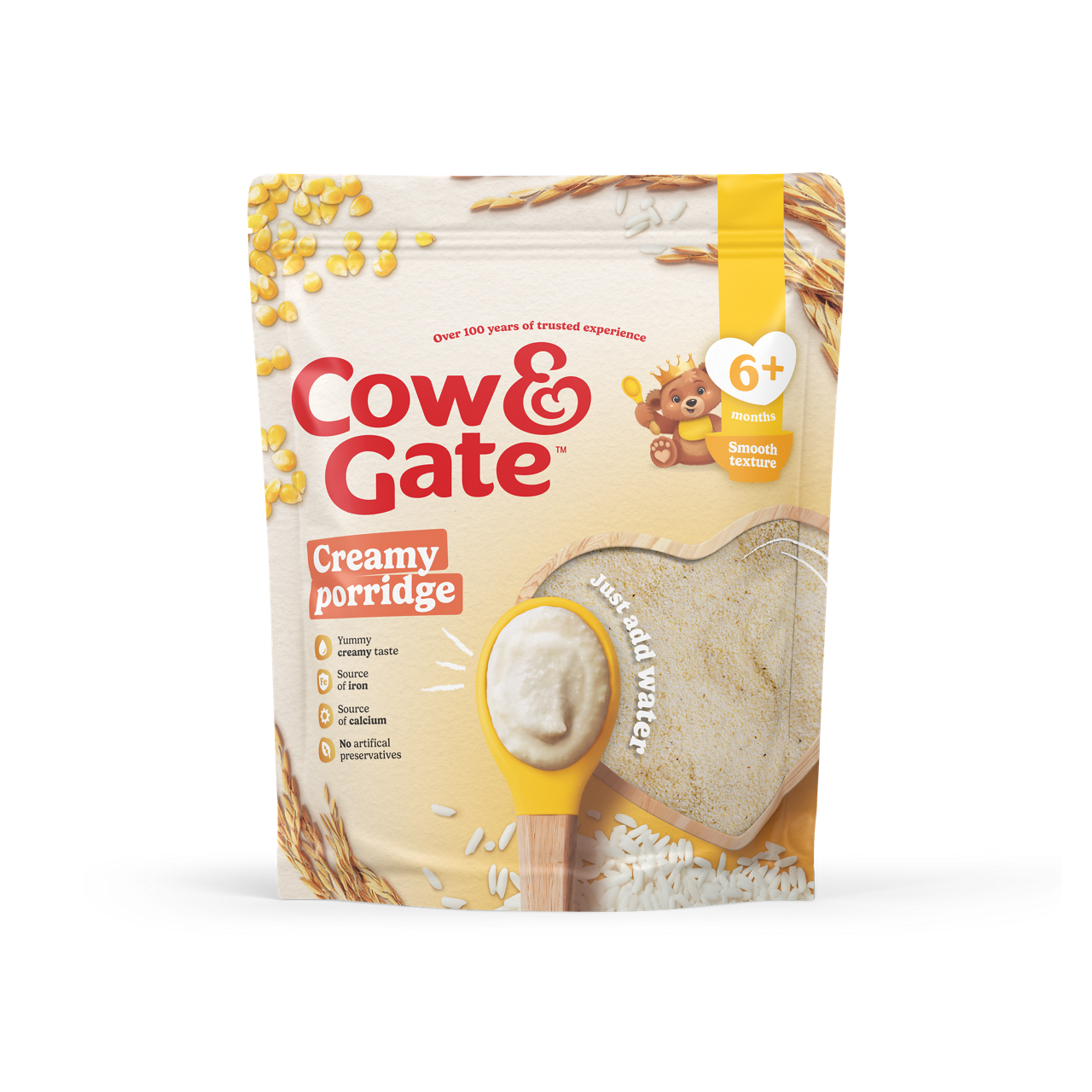  Cow & Gate Creamy Porridge Baby Cereal From 4-6 Months+, 125 g