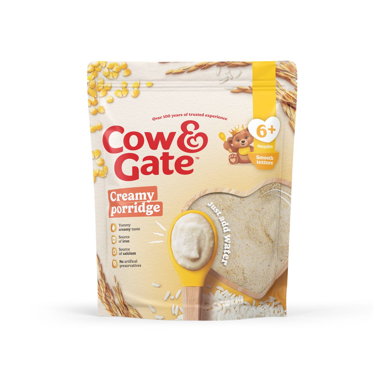  Cow & Gate Creamy Porridge Baby Cereal From 4-6 Months+, 125 g
