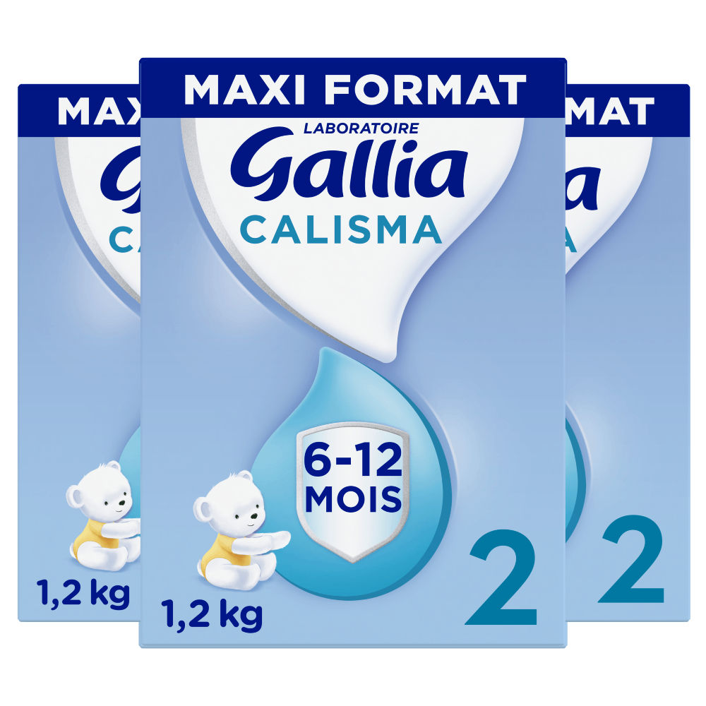 Calisma 2ème âge 1,2kg - Lait infantile - Lot x3
