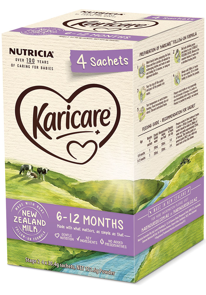 Karicare, Follow-On Formula Sachets, From 6 to 12 Months