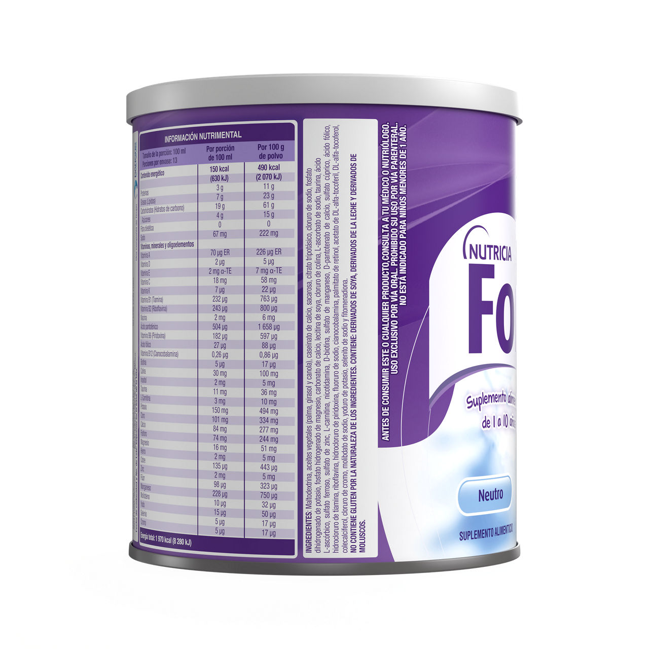 Fortini 400 g - costado derecho