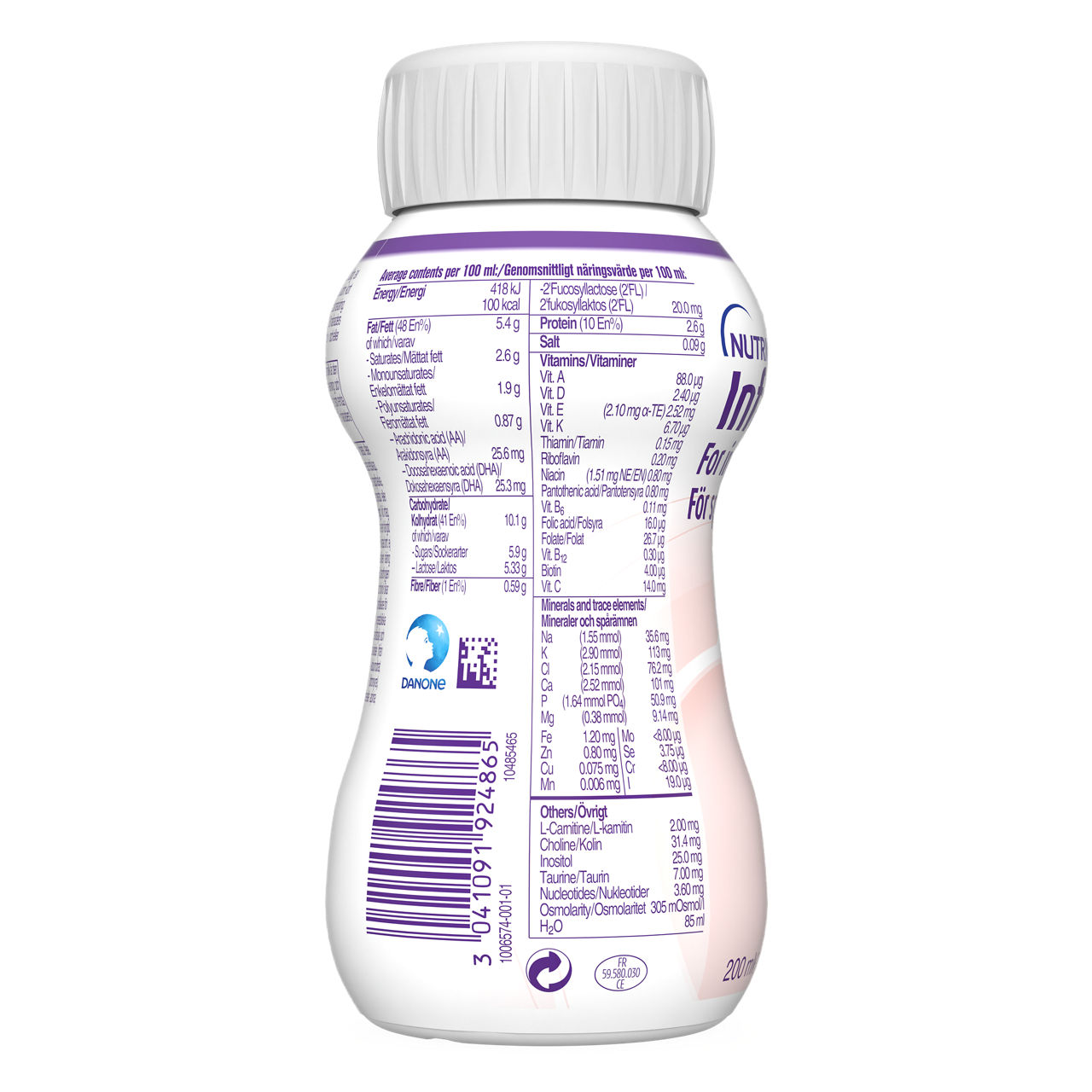 Infatrini 200 ml - desna strana pakovanja