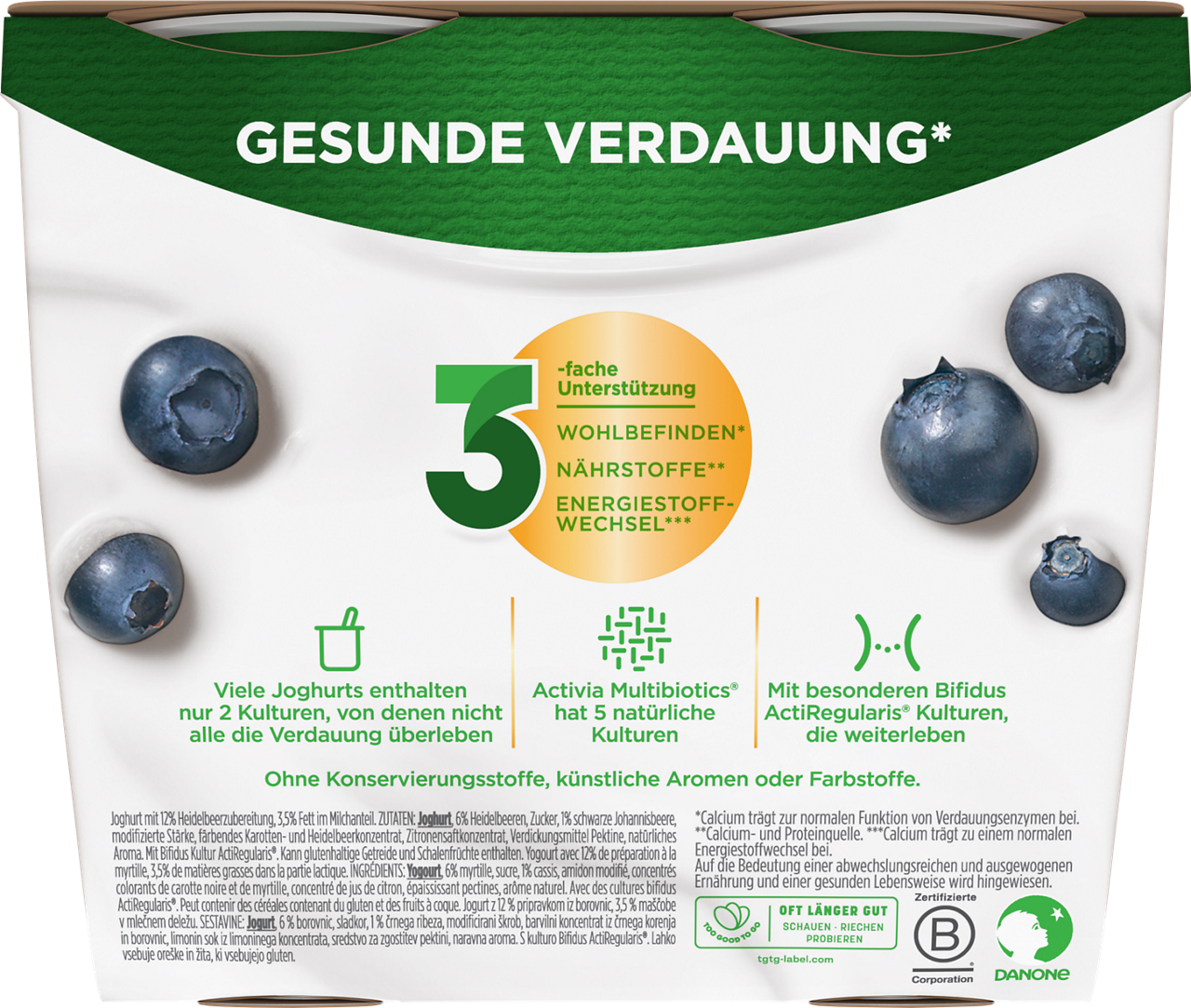 Activia Leonardo Blueberry