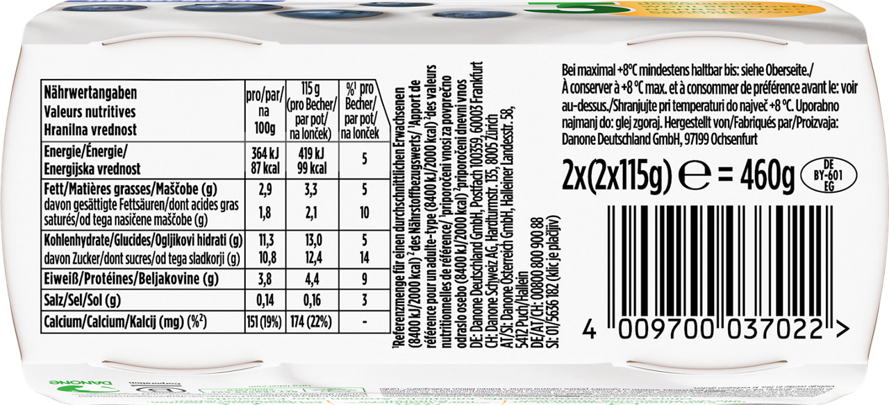 Activia Leonardo Blueberry