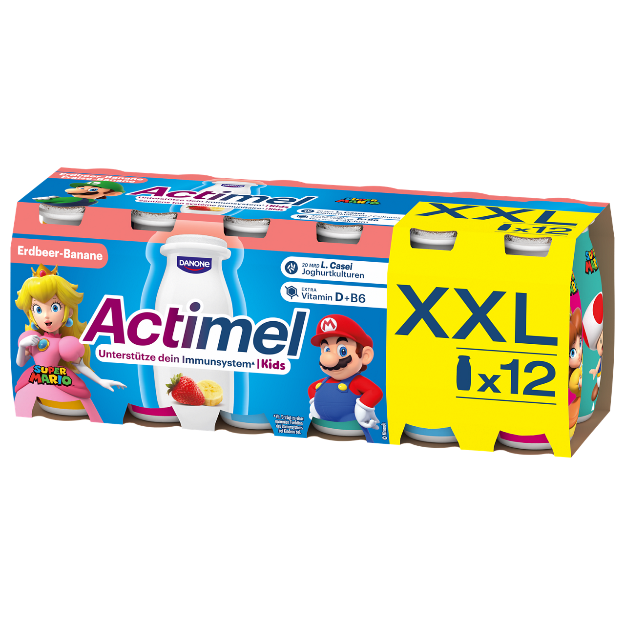Actimel Erdbeer-Banane x12
