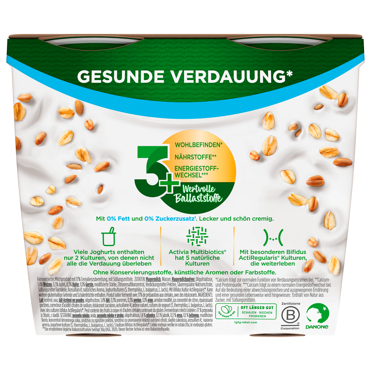 Activia ZERO Cereals