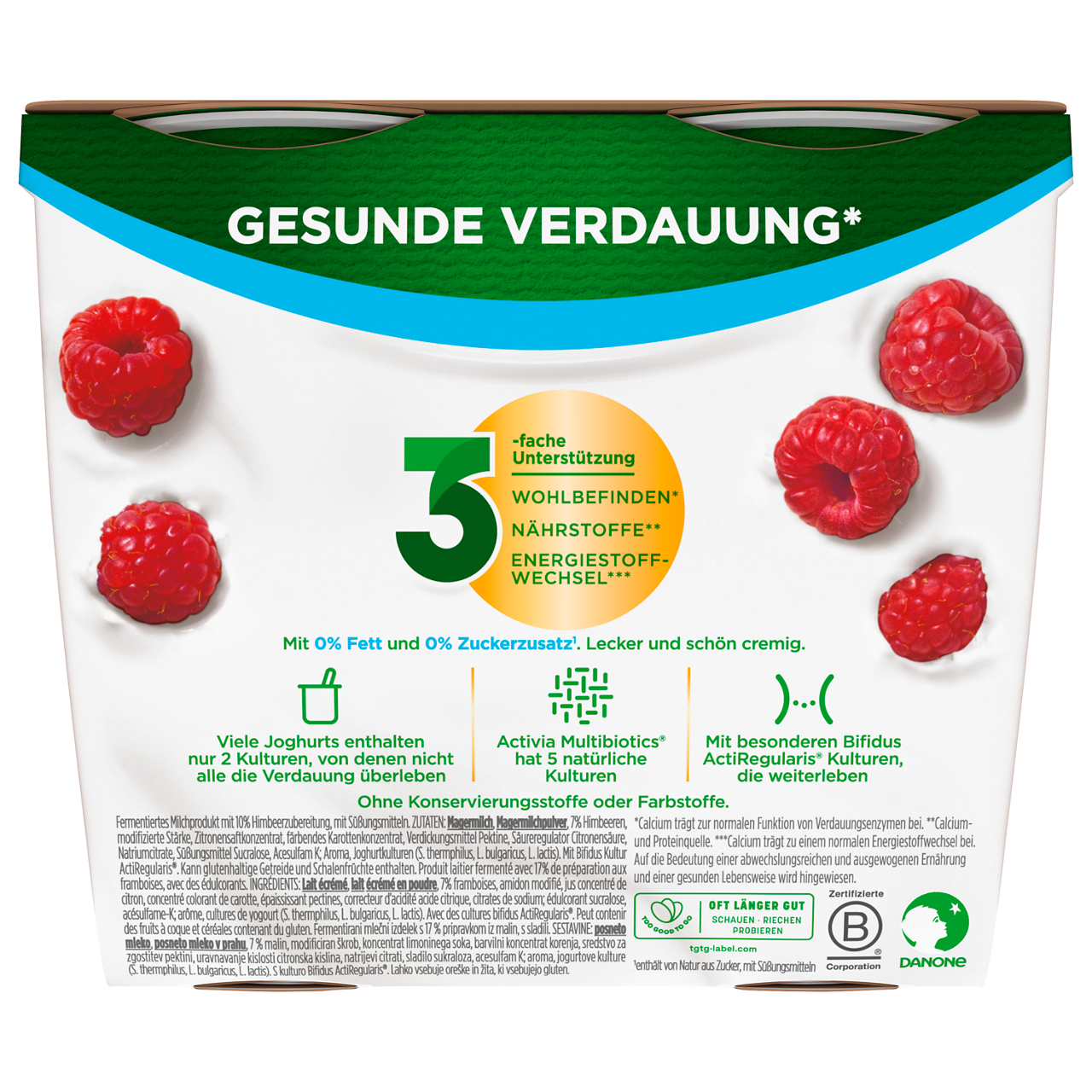 Activia ZERO Raspberry