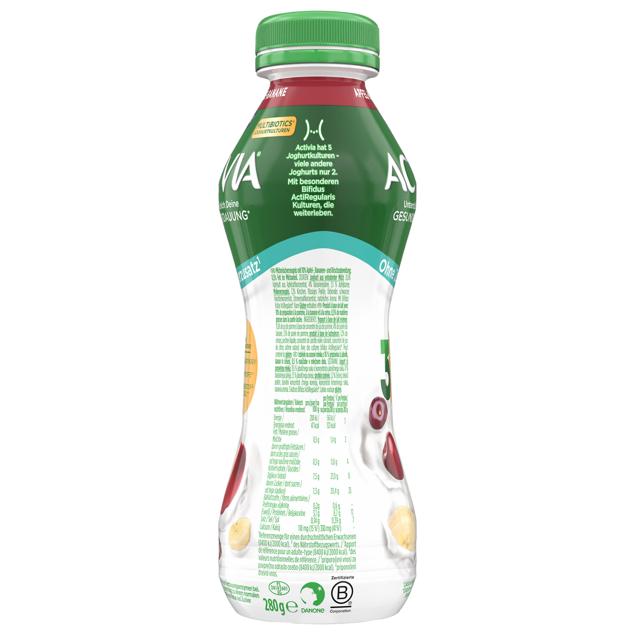 Activia NAS Drink Apple Cherry Banana