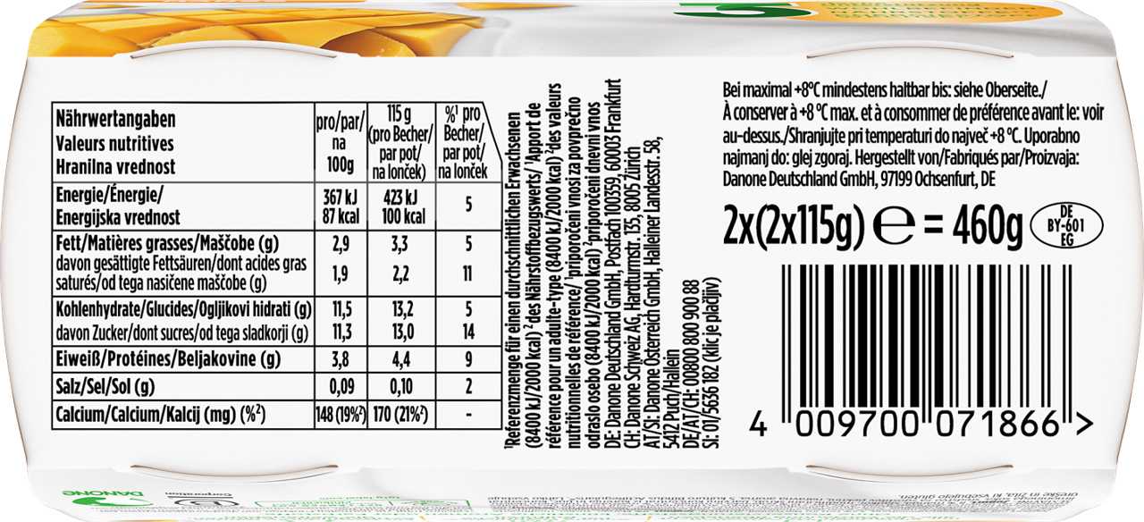 Activia Leonardo Mango
