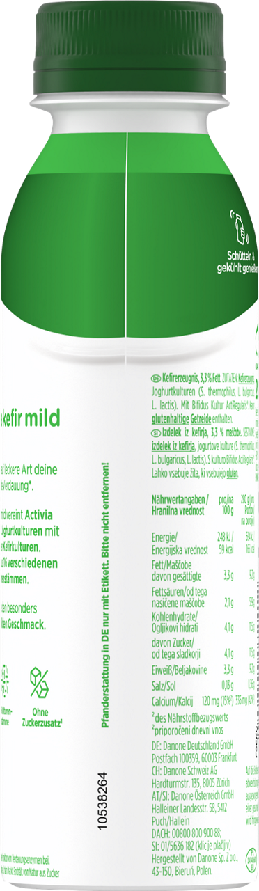 Activia Kefir Mild Drink Plain