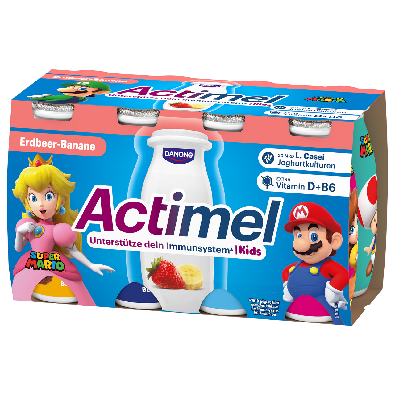 Actimel Erdbeer-Banane x6 oder x8