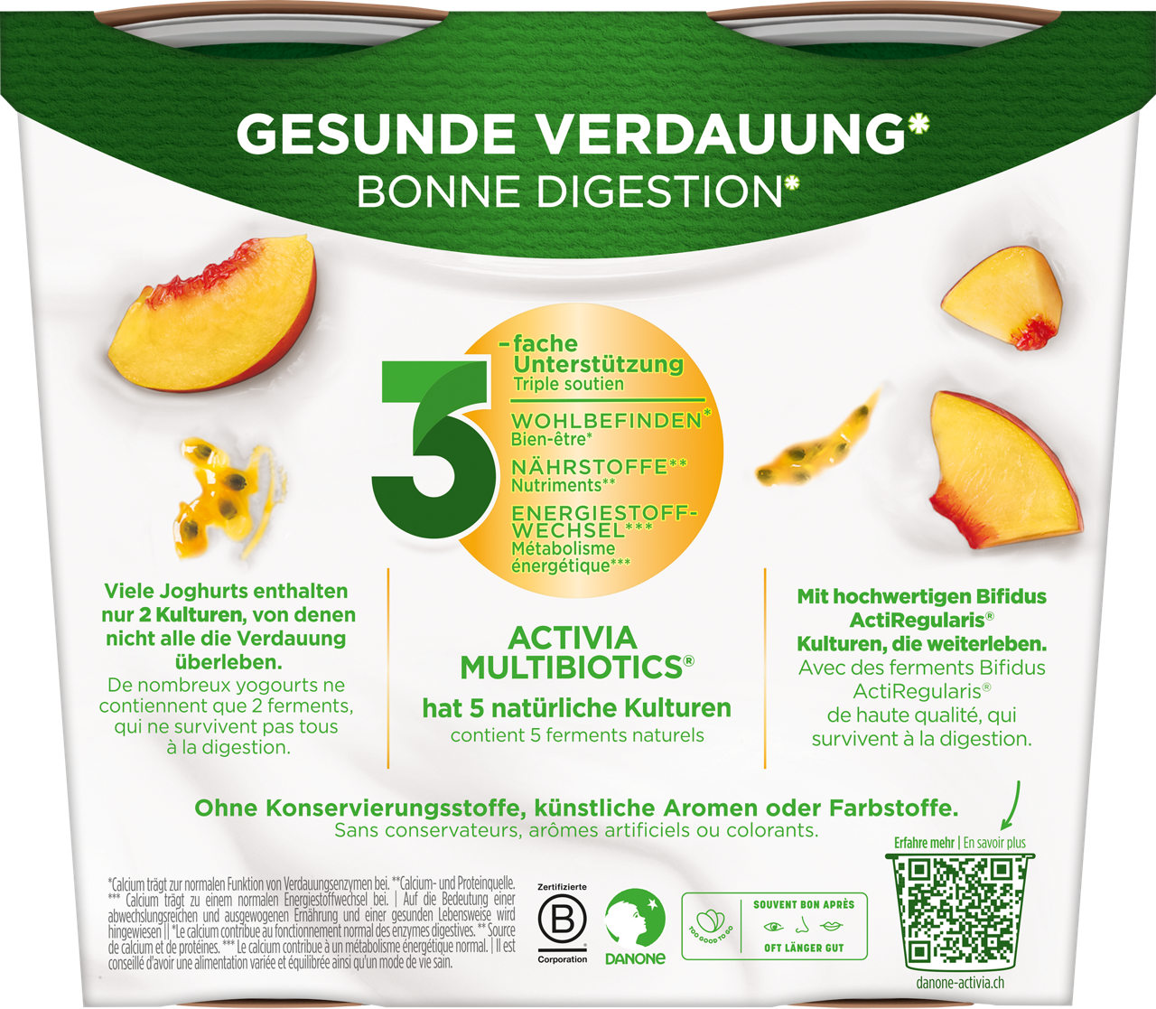 Activia CH Iris Peach Passion