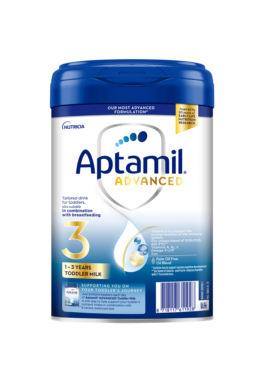 Aptamil Advanced 1-3 years Toddler milk - 800g packshot back 