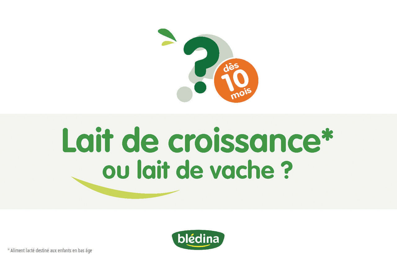 Publicite pour le lait infantile Bledina, 10 mois