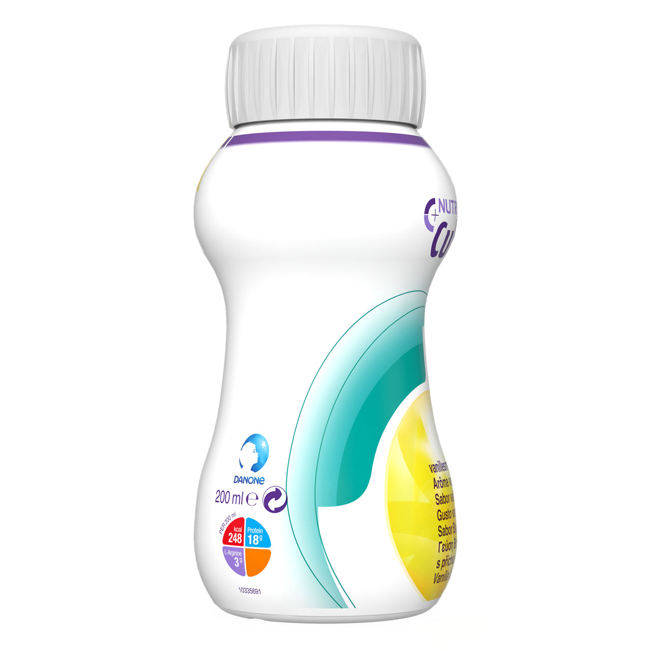 Cubitan 4x200 ml (800 ml) - desna strana pakovanja